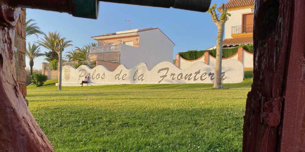 Avenida de América en Palos de la Frontera